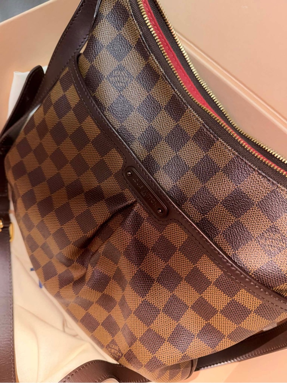Louis Vuitton Brown Damier Ebene Crossbody Bag - Picture 6 of 6